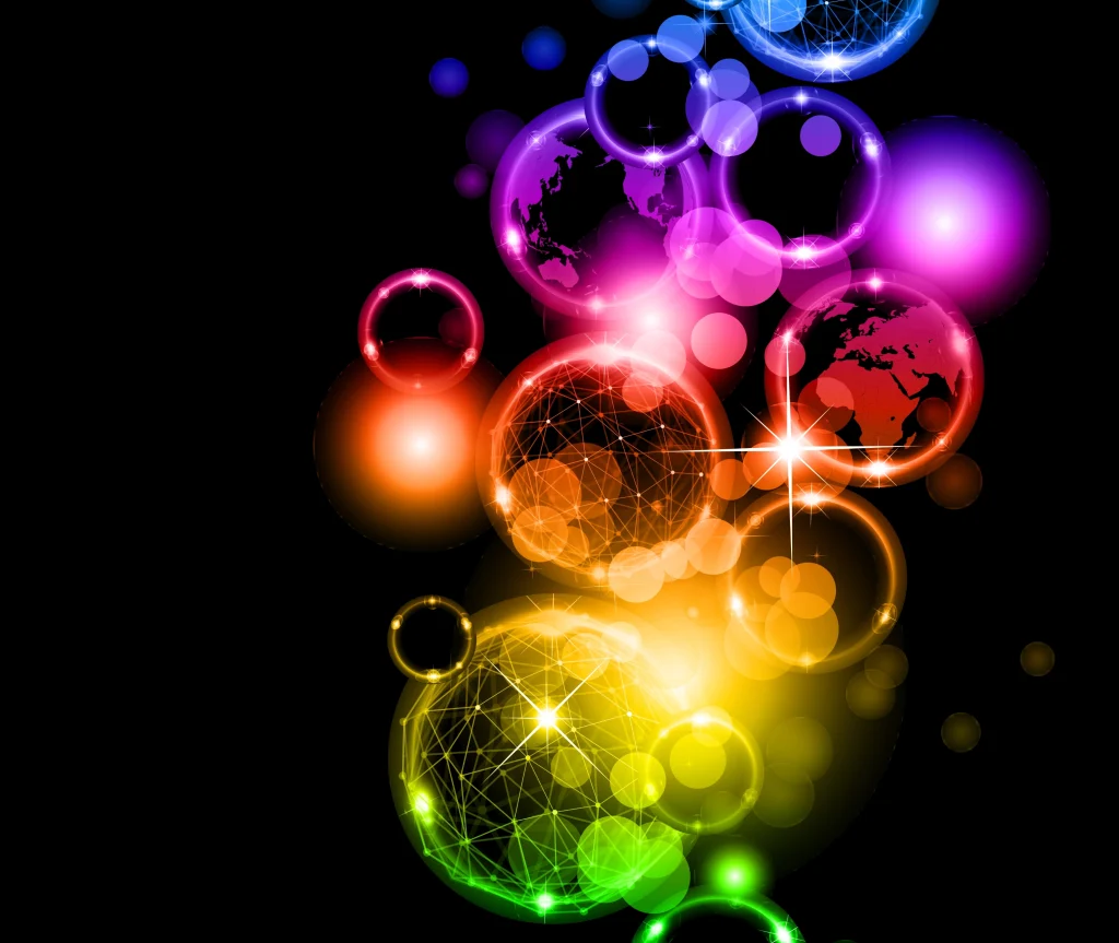 Colorful bubbles